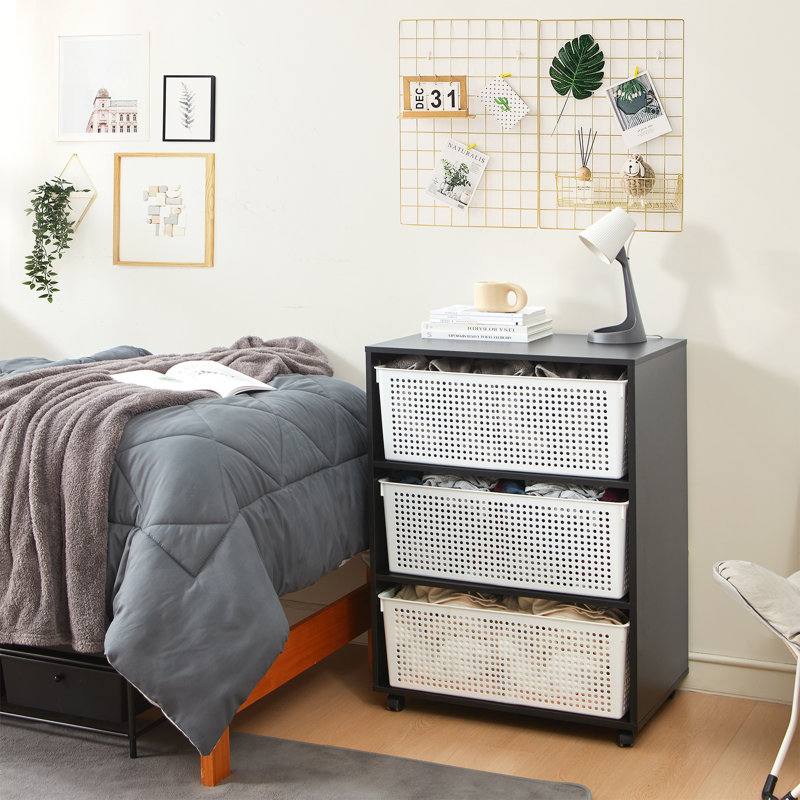 DormCo 3 Drawer Storage Drawer Wayfair